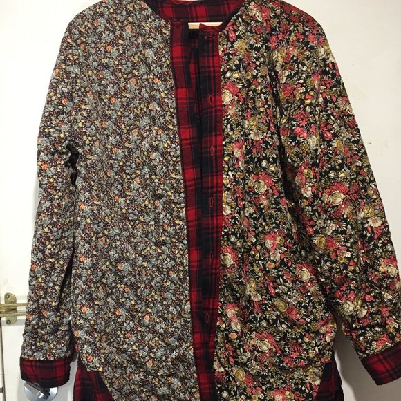 DIESEL LIGHTWEIGHT PLAID JACKETS SIZE L - Picture 6 of 8